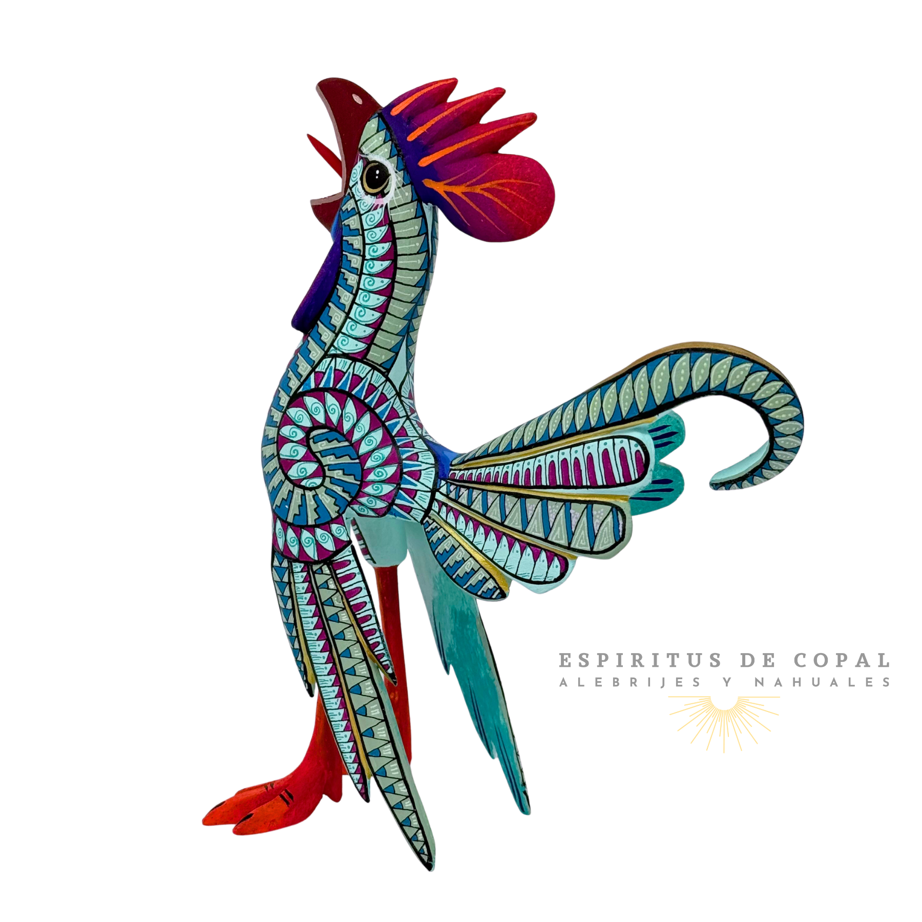 Gallo Madrugador | Renacimiento y Energía | Hecho a Mano | Espíritus de Copal | Oaxaca - Image 3