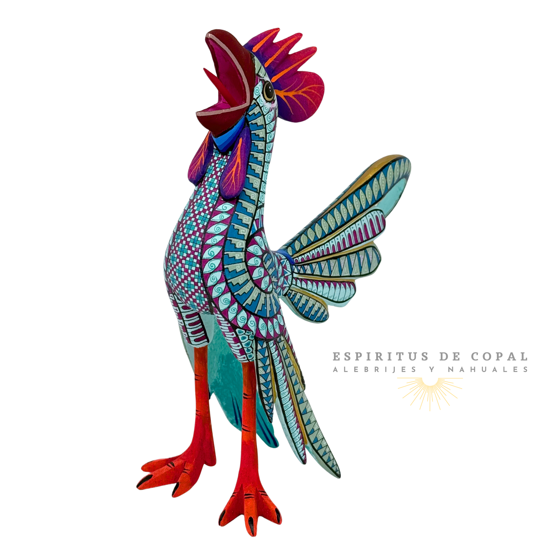 Gallo Madrugador | Renacimiento y Energía | Hecho a Mano | Espíritus de Copal | Oaxaca - Image 2