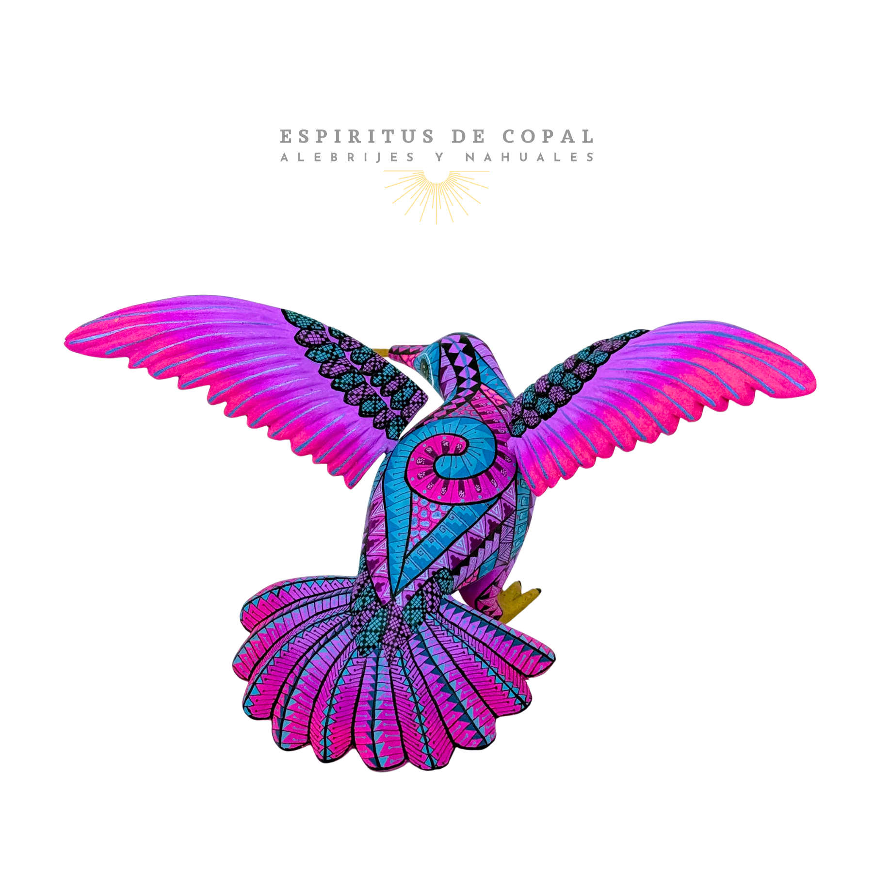 Colibrí | Mensajero de Alegría | Hecho a Mano | Espíritus de Copal | Oaxaca - Image 4