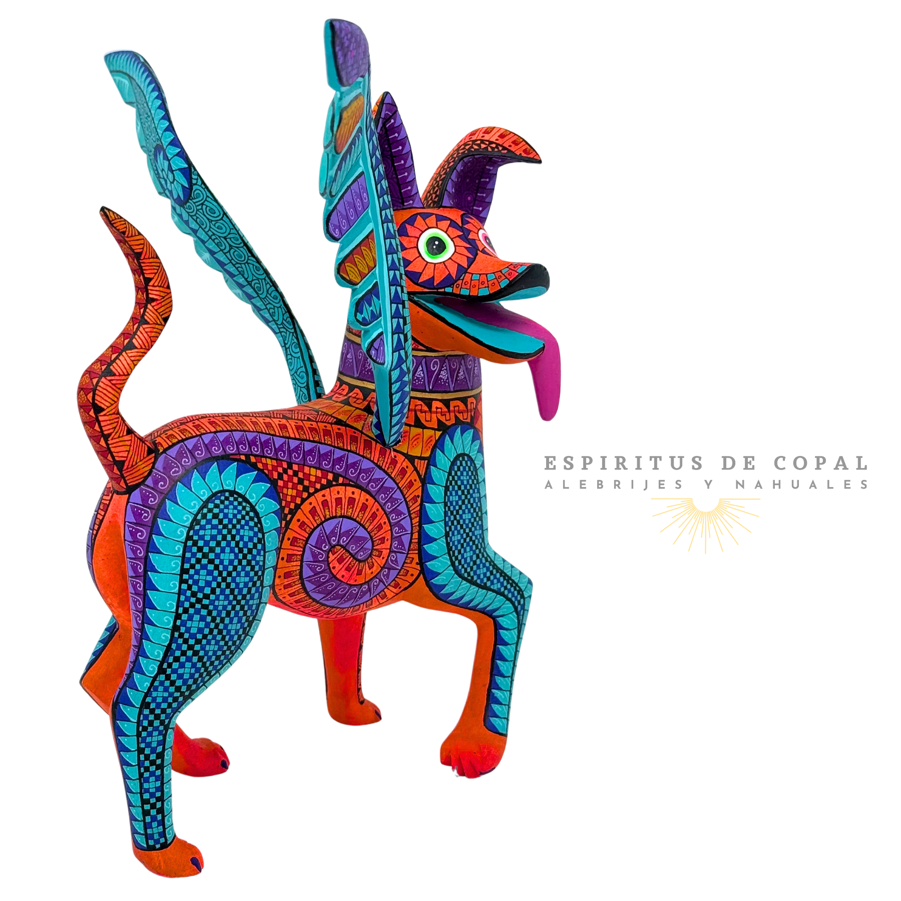 Perro Dante | Espíritu Alegre | Hecho a Mano | Espíritus de Copal | Oaxaca - Image 3