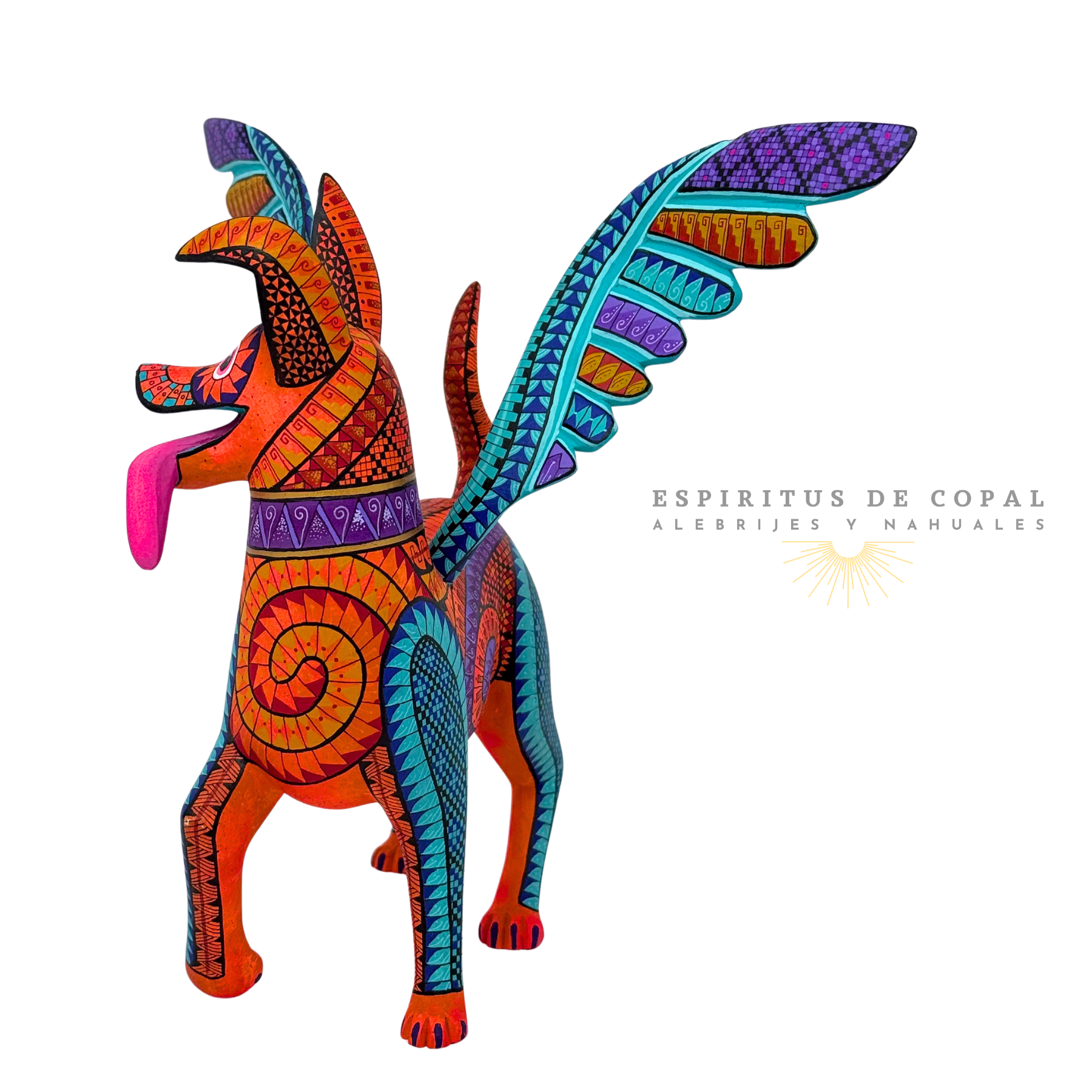 Perro Dante | Espíritu Alegre | Hecho a Mano | Espíritus de Copal | Oaxaca - Image 5