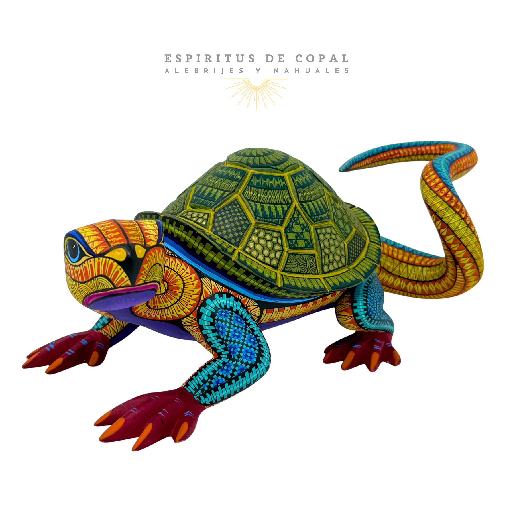 Iguana Tortuga | Sabiduría de la Tierra | Hecho a Mano | Espíritus de Copal | Oaxaca - Image 3