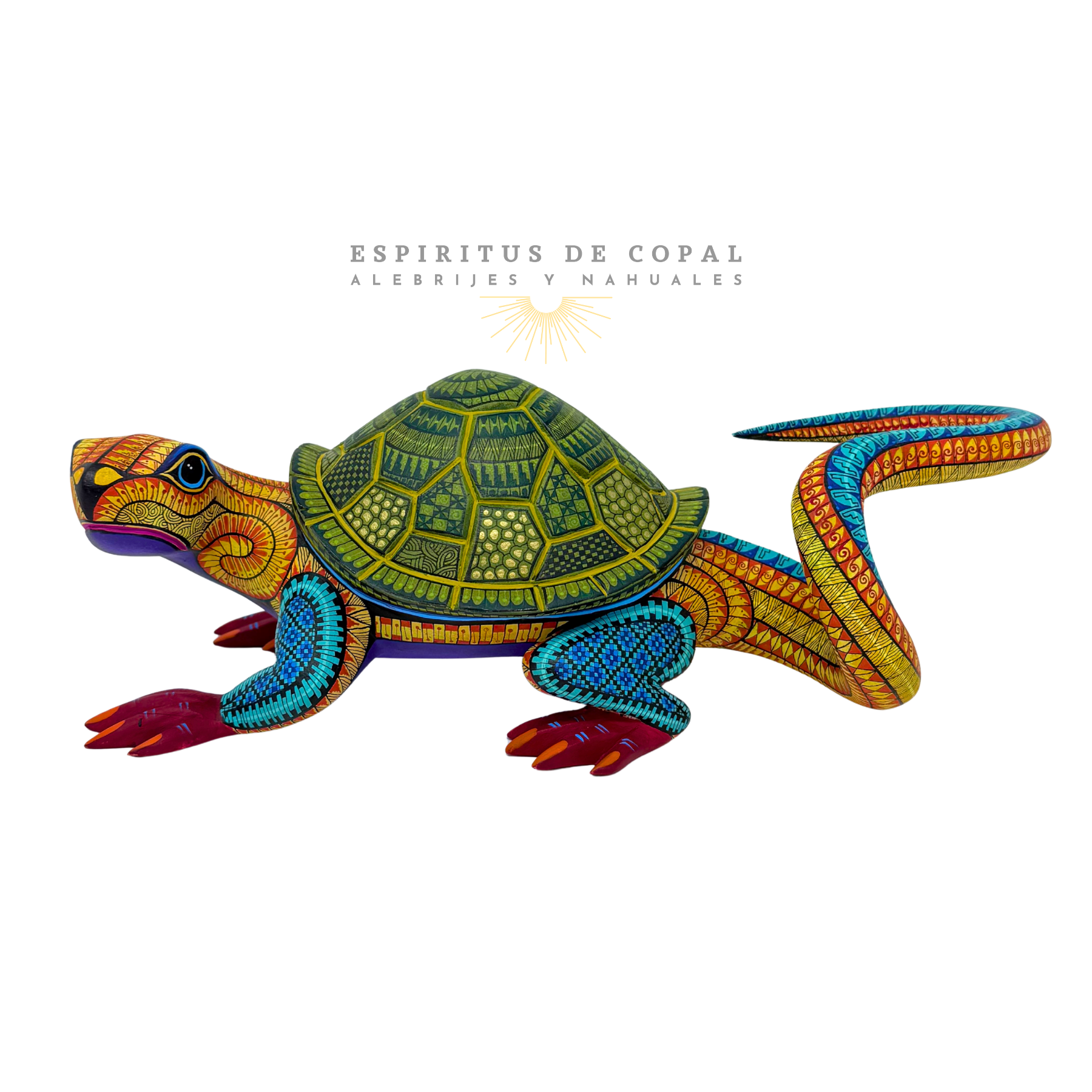 Iguana Tortuga | Sabiduría de la Tierra | Hecho a Mano | Espíritus de Copal | Oaxaca - Image 4