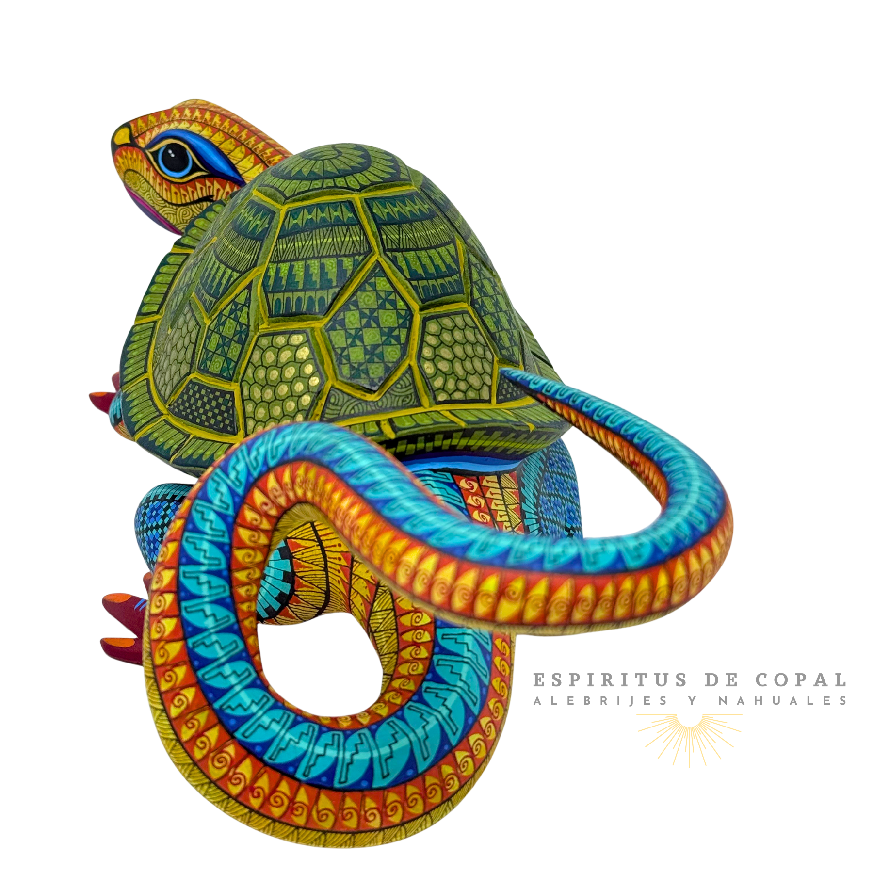 Iguana Tortuga | Sabiduría de la Tierra | Hecho a Mano | Espíritus de Copal | Oaxaca - Image 5