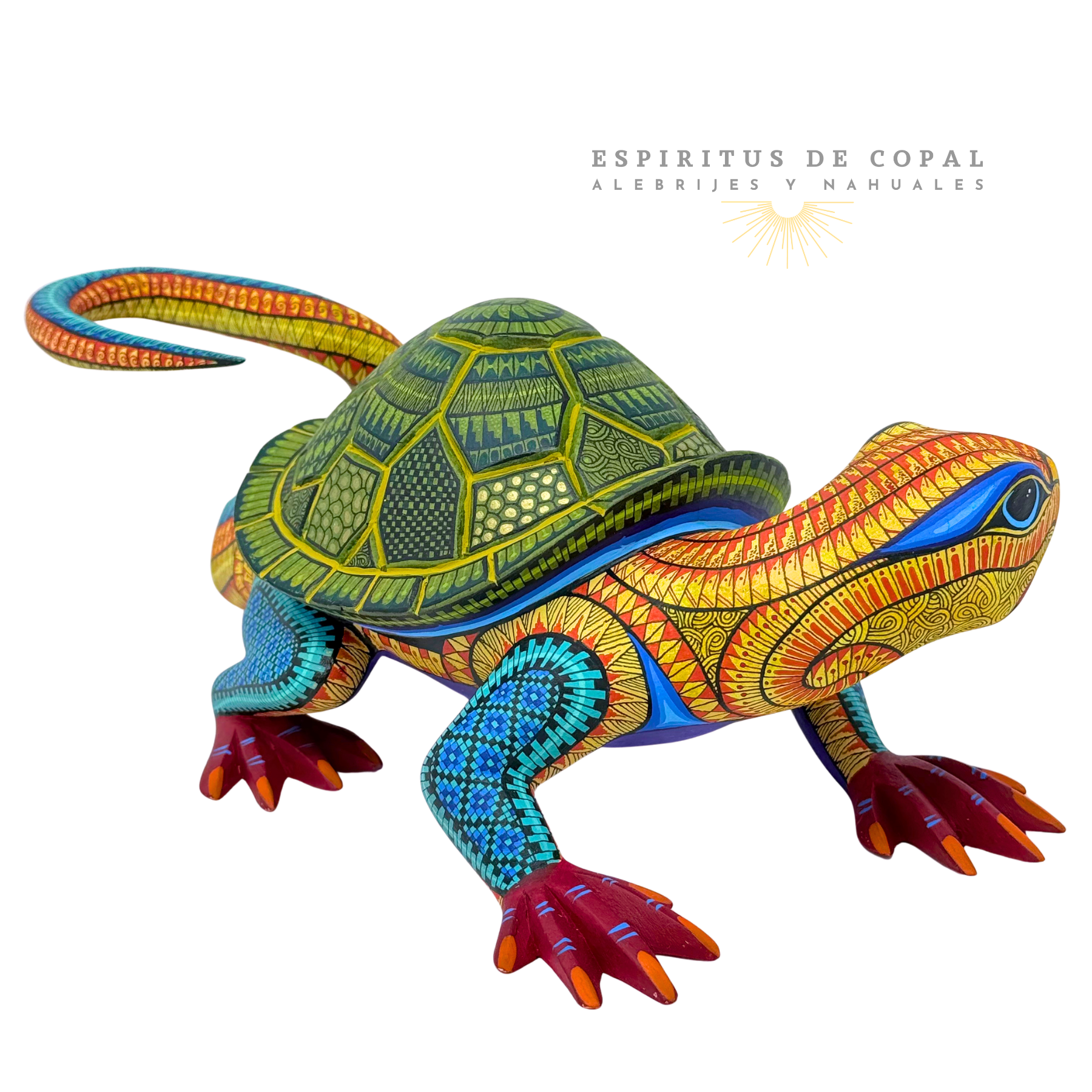 Iguana Tortuga | Sabiduría de la Tierra | Hecho a Mano | Espíritus de Copal | Oaxaca - Image 6