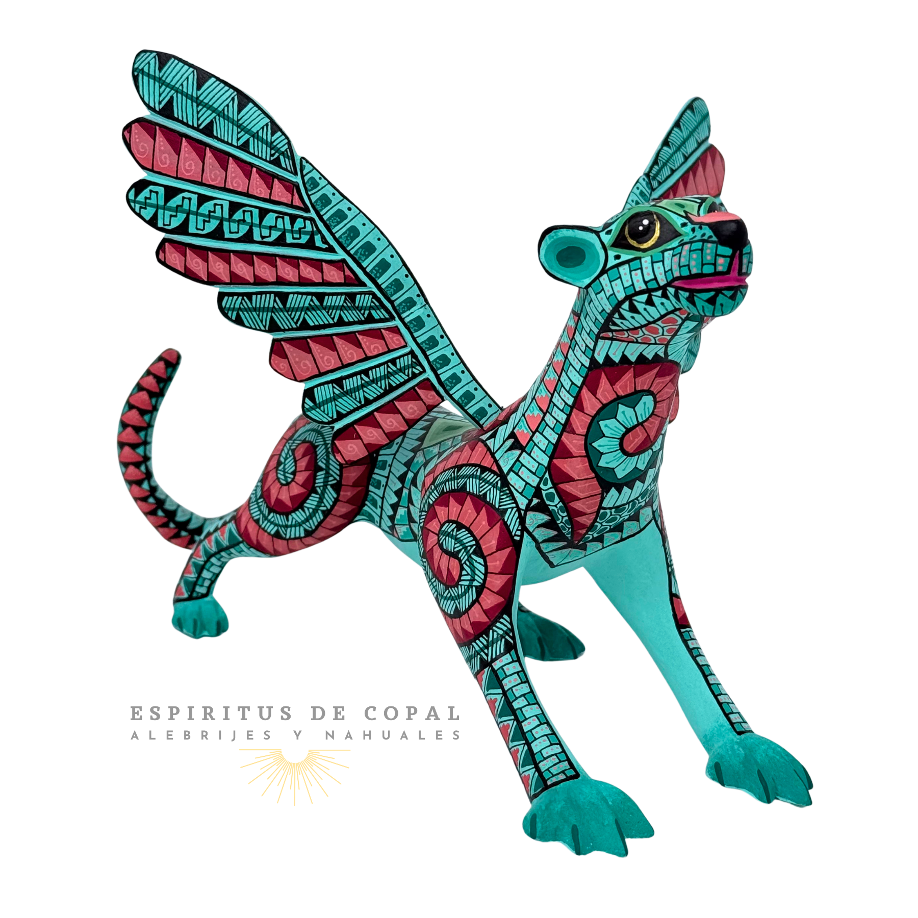 Jaguar Águila | Poder de los Cielos y la Tierra | Hecho a Mano | Espíritus de Copal | Oaxaca - Image 2