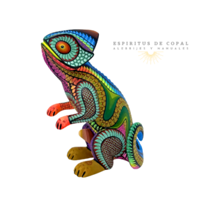 Camaleón Parado | Adaptabilidad | Hecho a Mano | Espíritus de Copal | Oaxaca