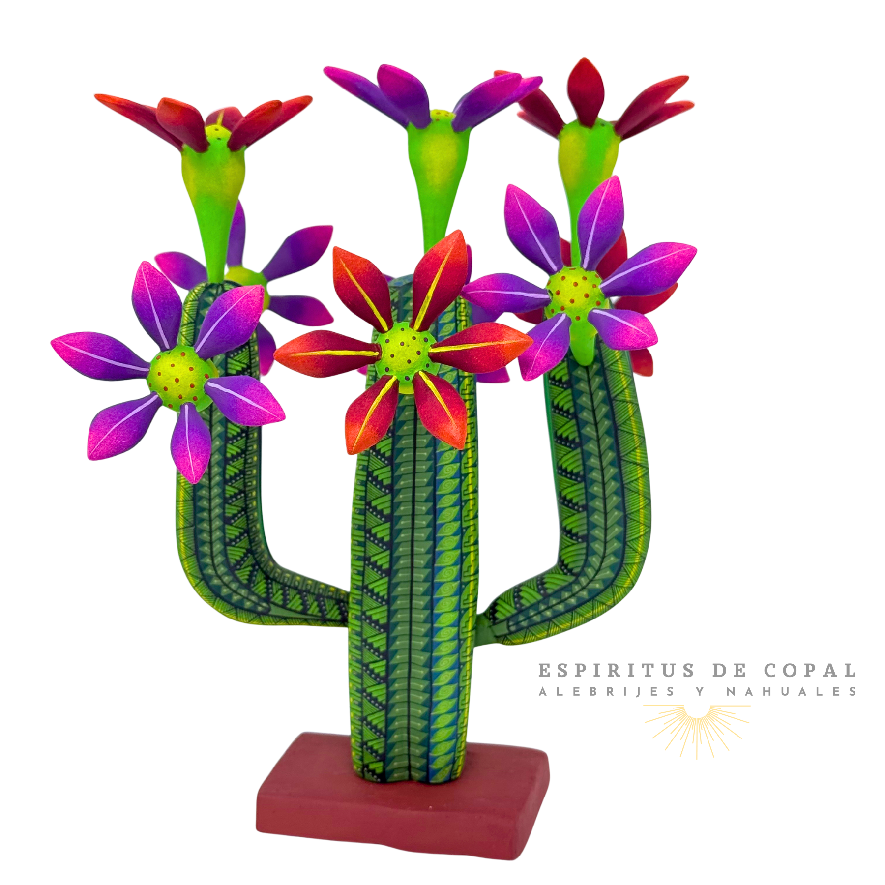 Cactus Zapoteco | Raíces y Resistencia | Hecho a Mano | Espíritus de Copal | Oaxaca - Image 2