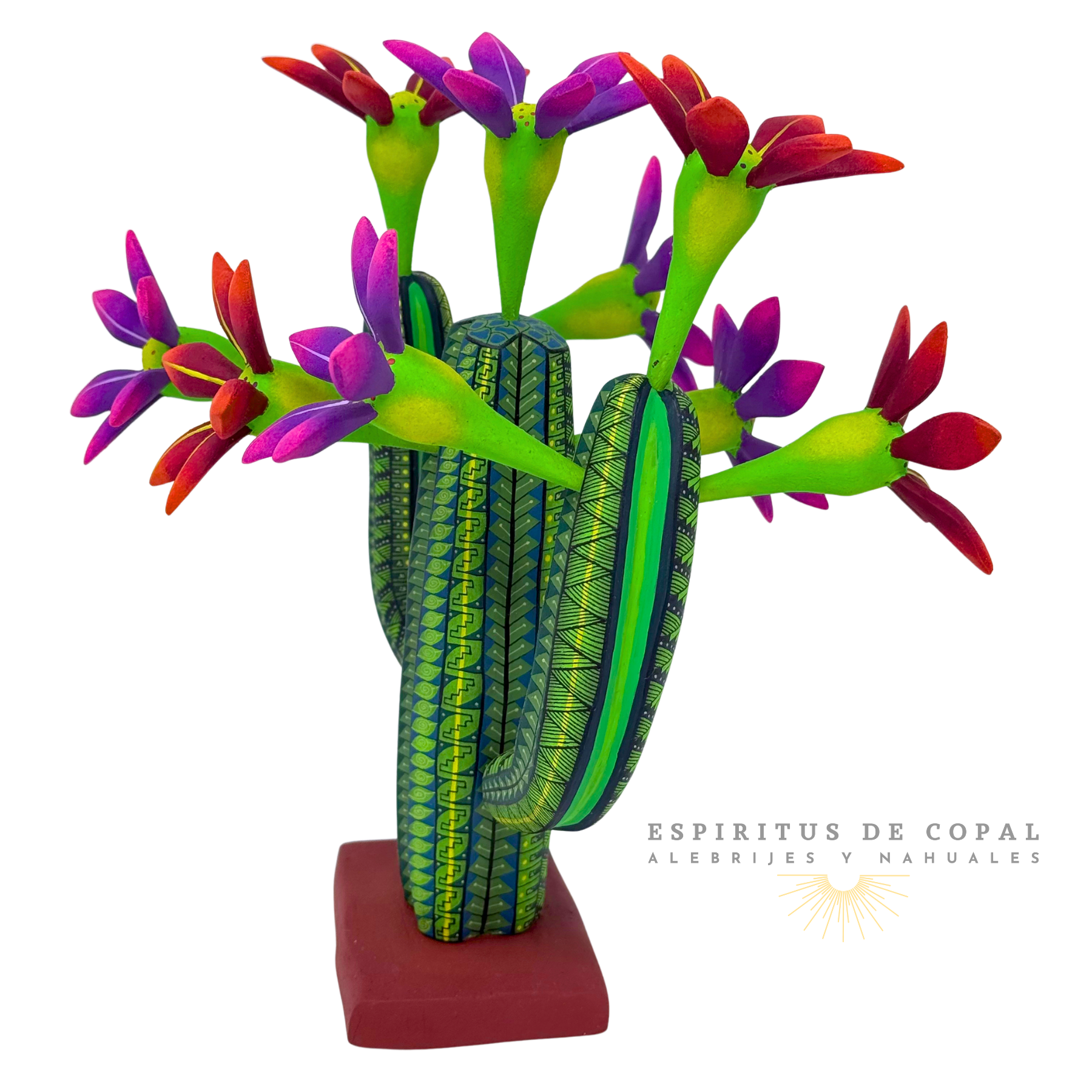 Cactus Zapoteco | Raíces y Resistencia | Hecho a Mano | Espíritus de Copal | Oaxaca - Image 3