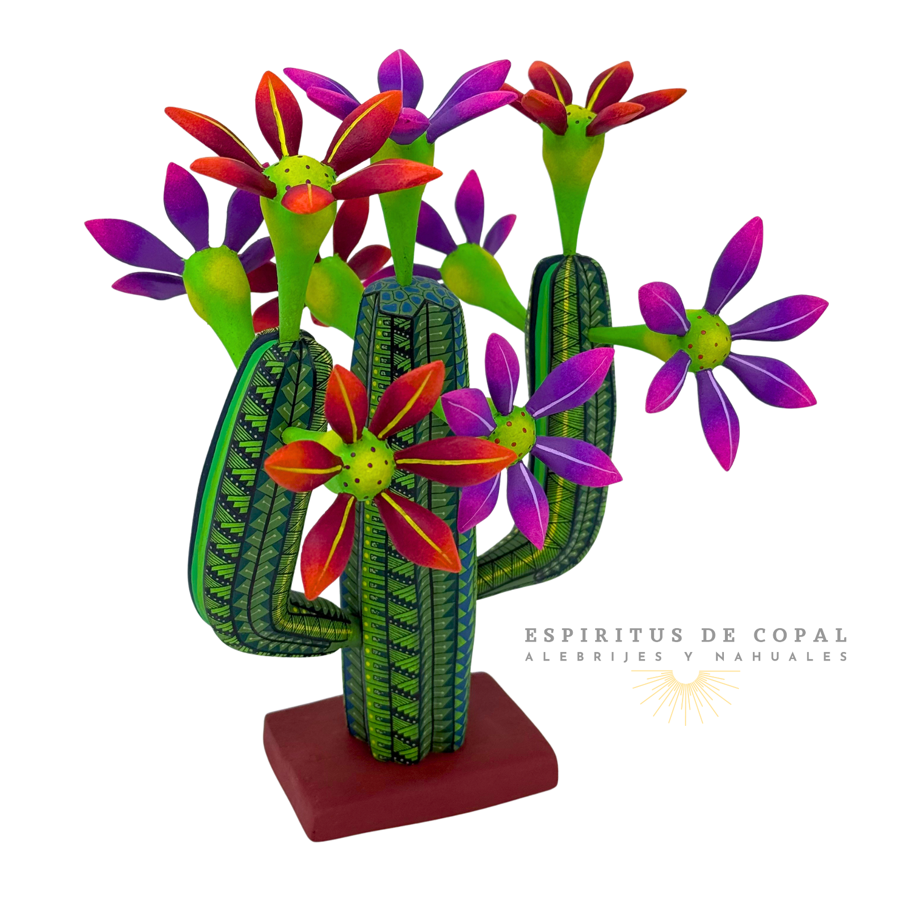 Cactus Zapoteco | Raíces y Resistencia | Hecho a Mano | Espíritus de Copal | Oaxaca - Image 4