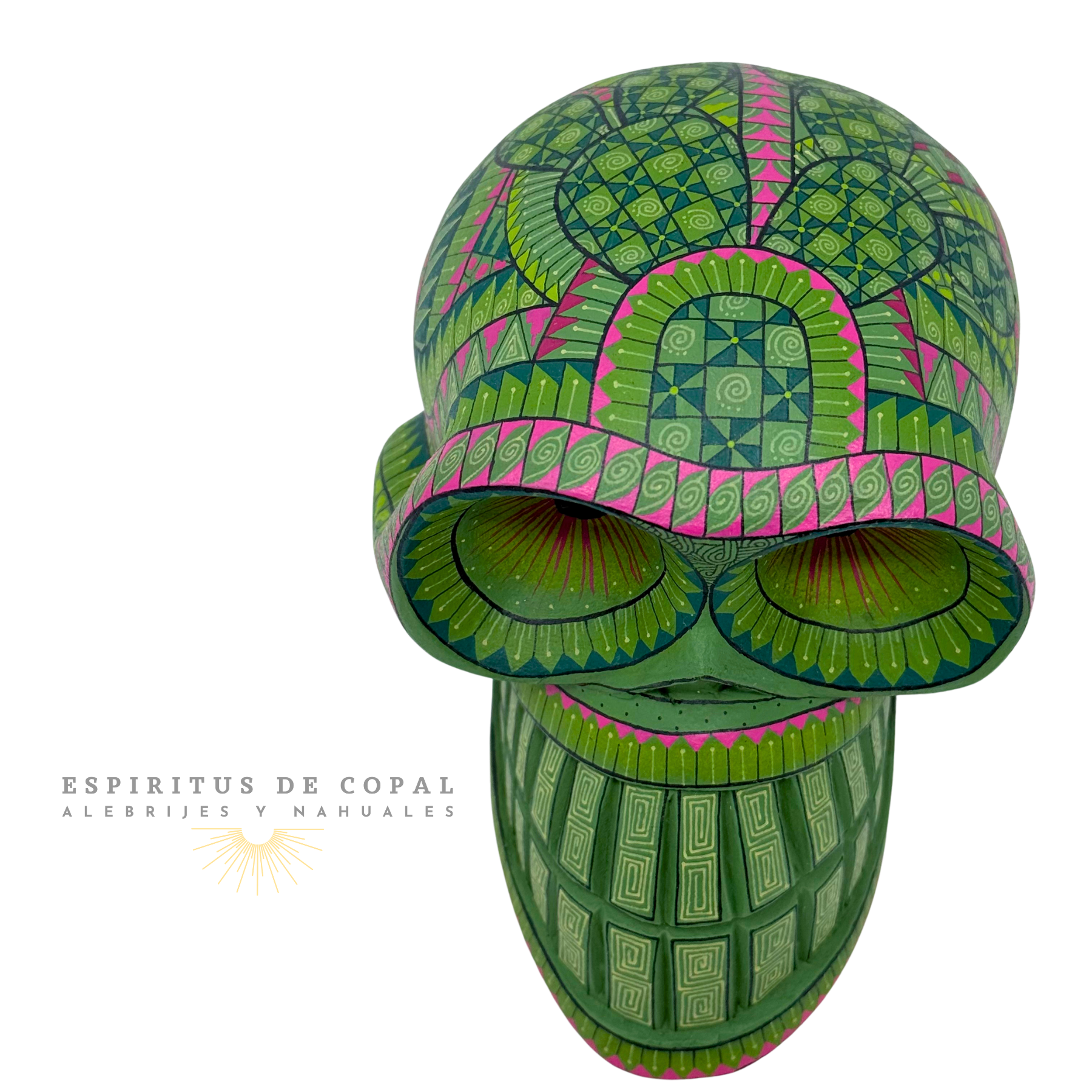 Cráneo Nopal | Renacimiento y Resistencia | Hecho a Mano | Espíritus de Copal | Oaxaca - Image 6