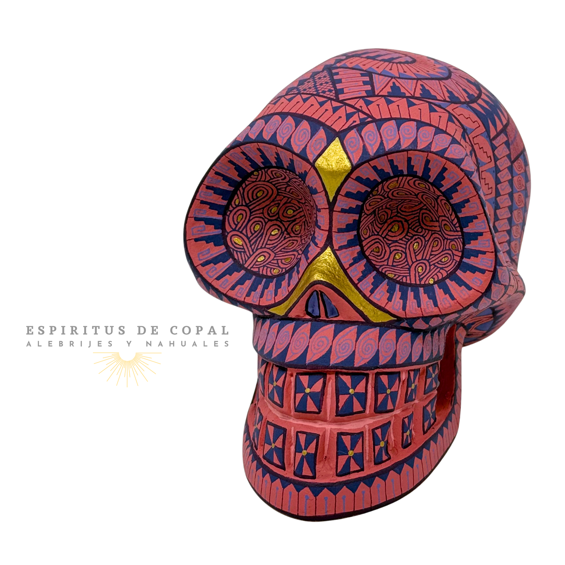 Cráneo Día de Muertos | Memoria Ancestral | Hecho a Mano | Espíritus de Copal | Oaxaca - Image 2
