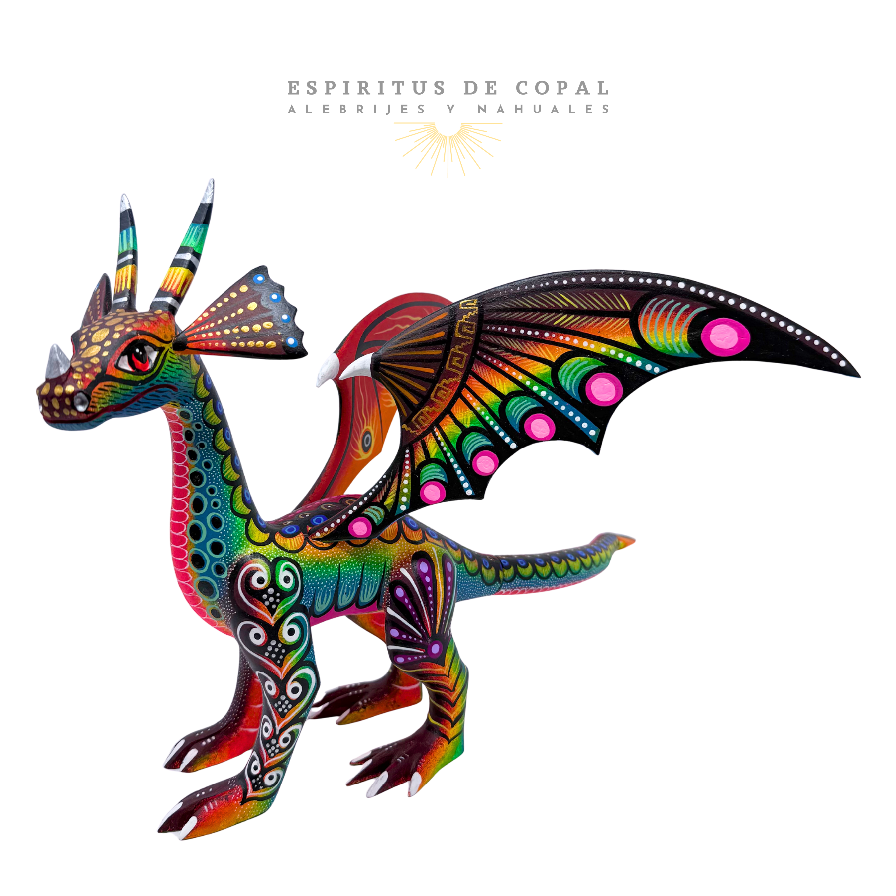 Dragón Naciente | Herencia Zapoteca | Hecho a Mano | Espíritus de Copal | Oaxaca - Image 3