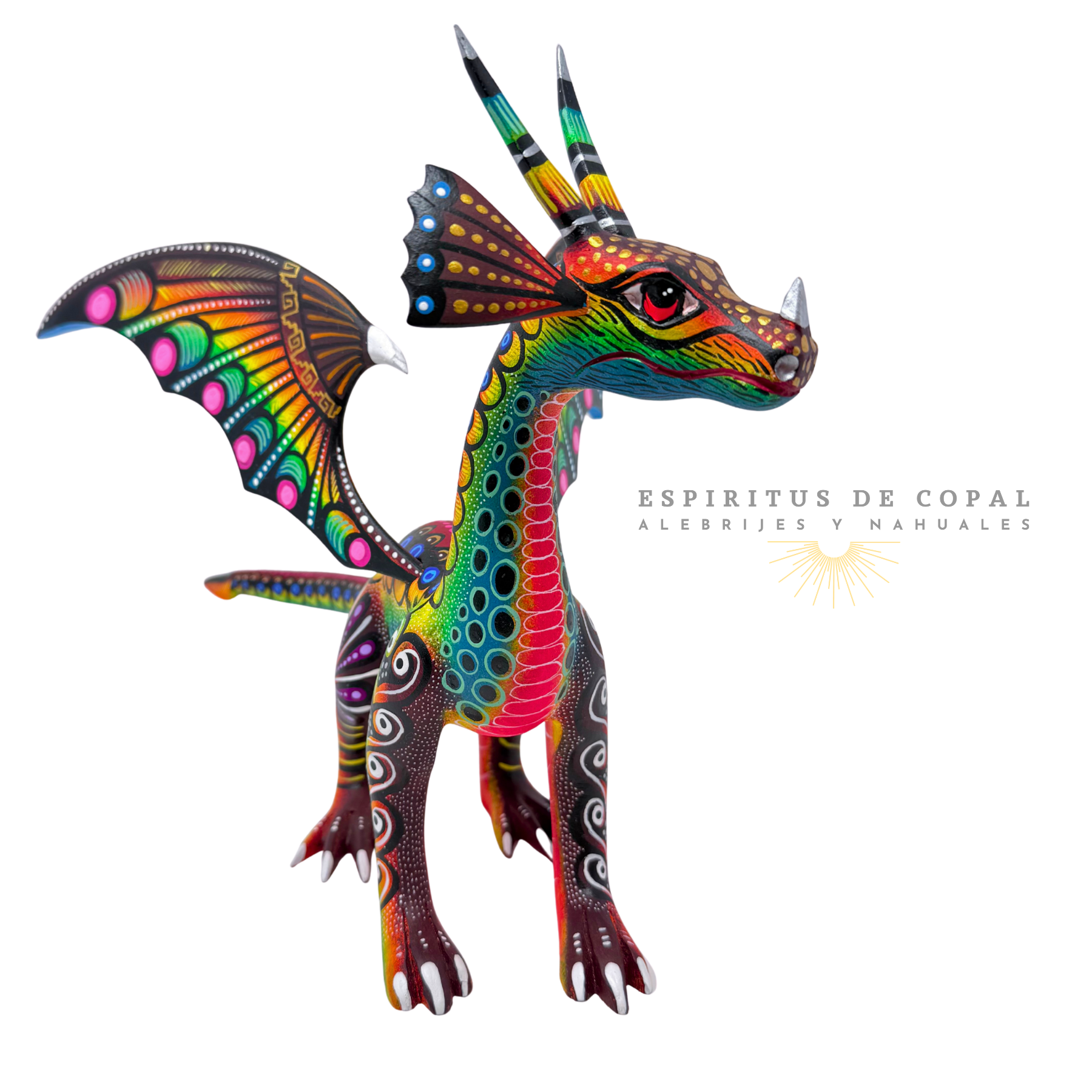 Dragón Naciente | Herencia Zapoteca | Hecho a Mano | Espíritus de Copal | Oaxaca