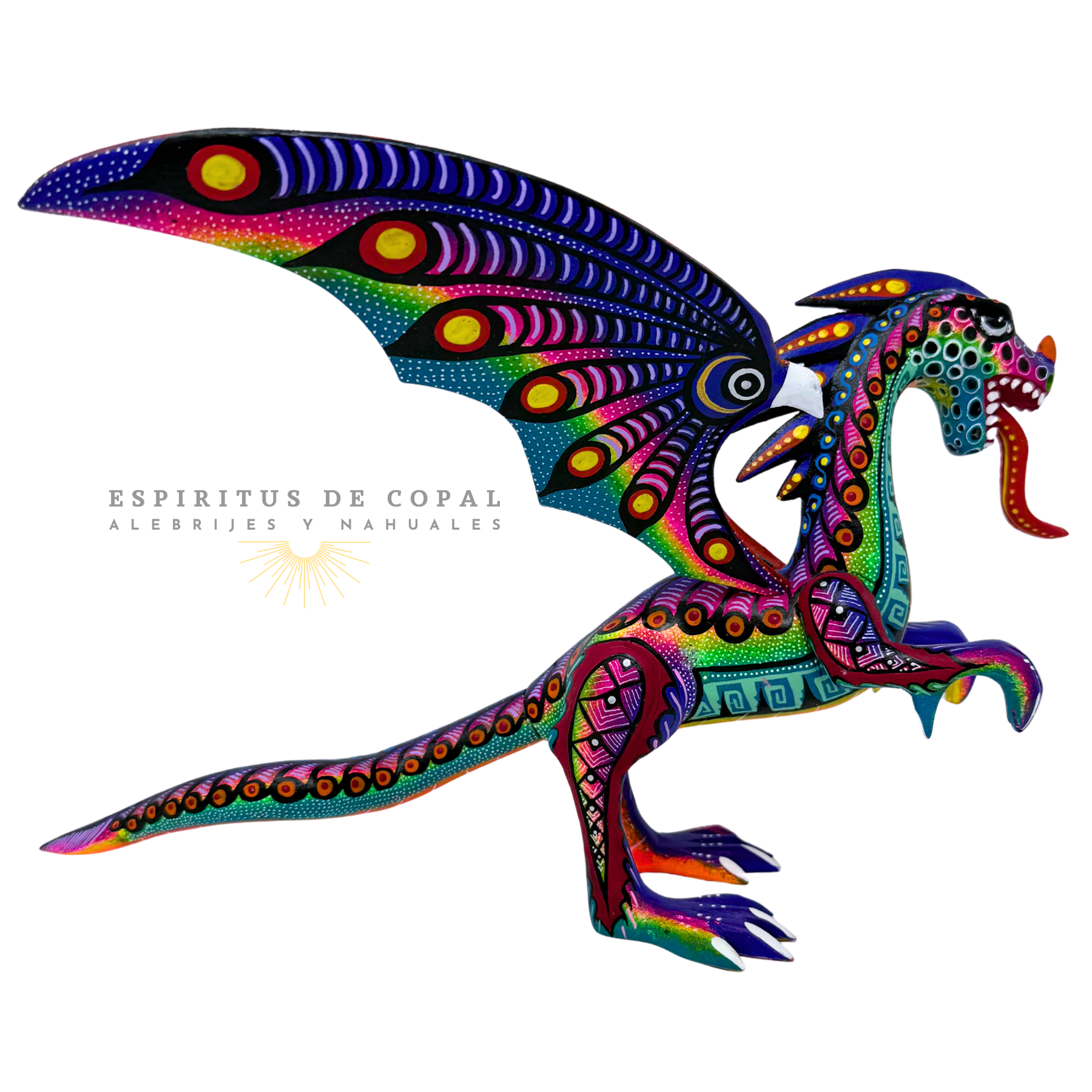 Dragón de Cresta | Misticismo | Hecho a Mano | Espíritus de Copal | Oaxaca - Image 4