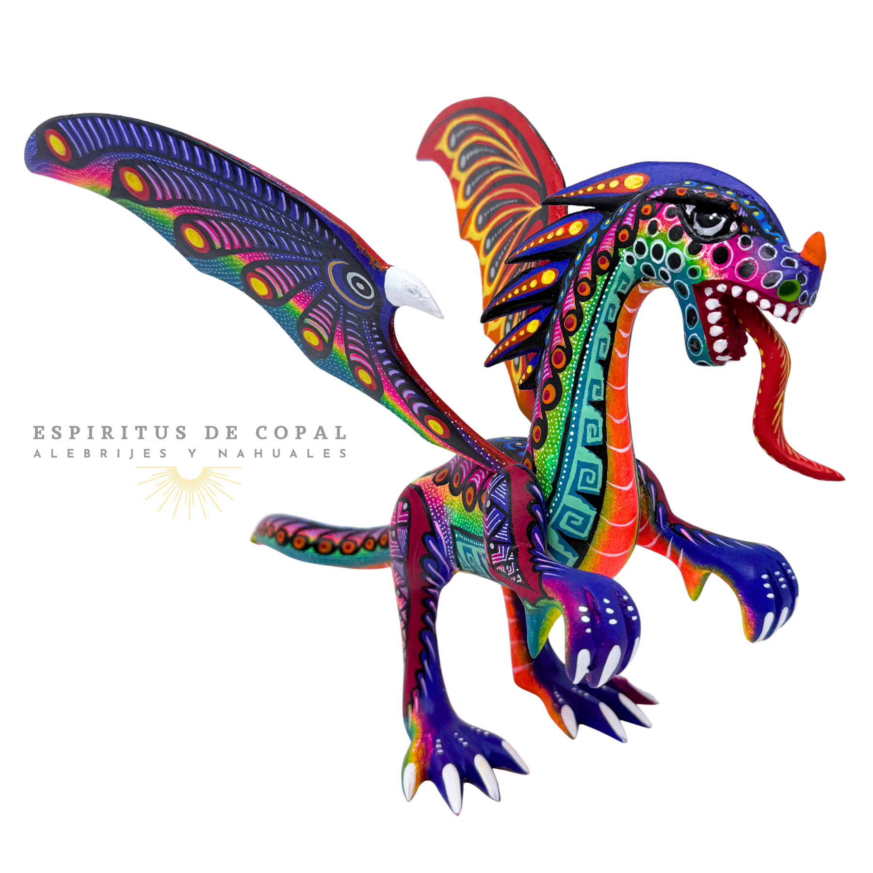 Dragón de Cresta | Misticismo | Hecho a Mano | Espíritus de Copal | Oaxaca