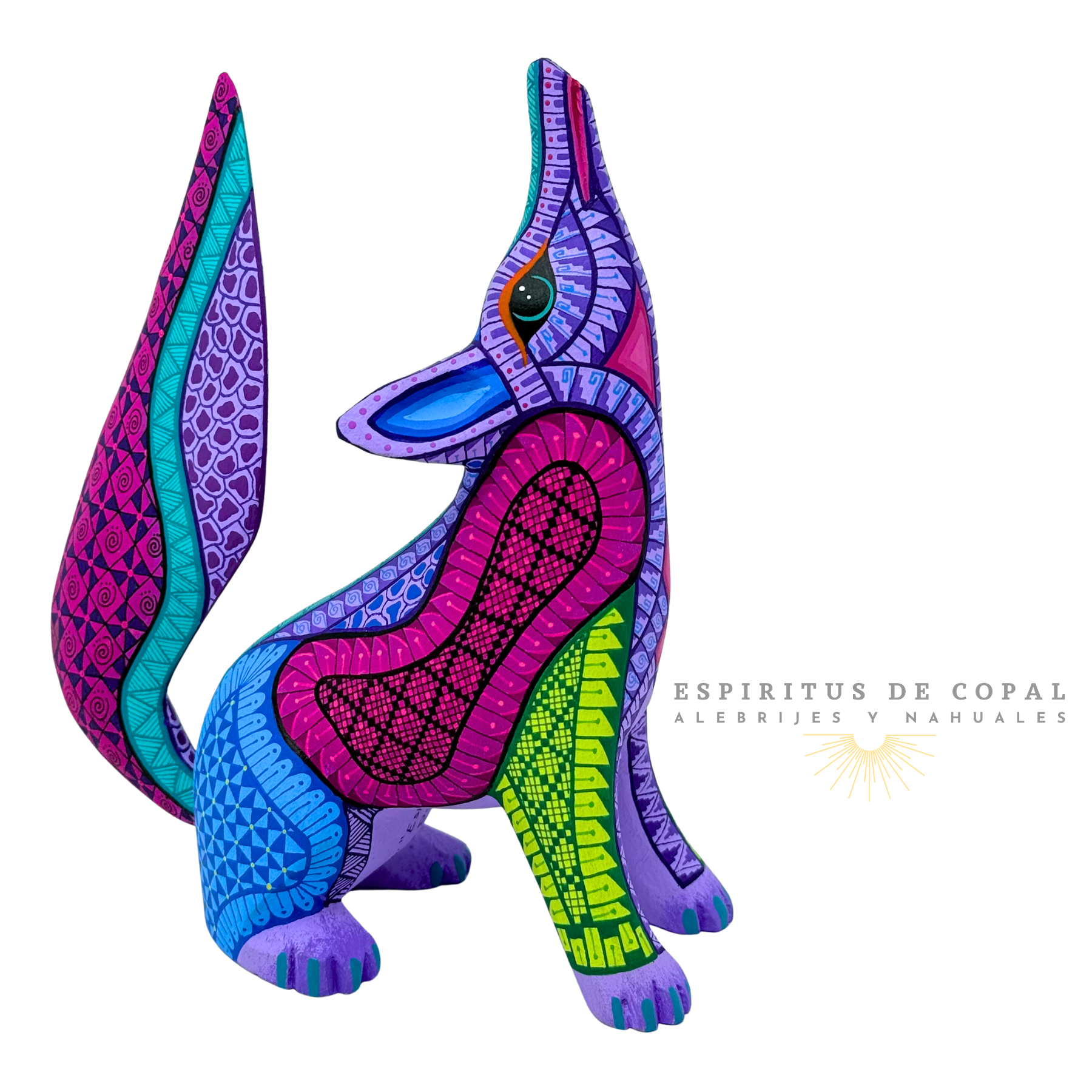 Coyote | Astucia Ancestral | Hecho a Mano | Espíritus de Copal | Oaxaca