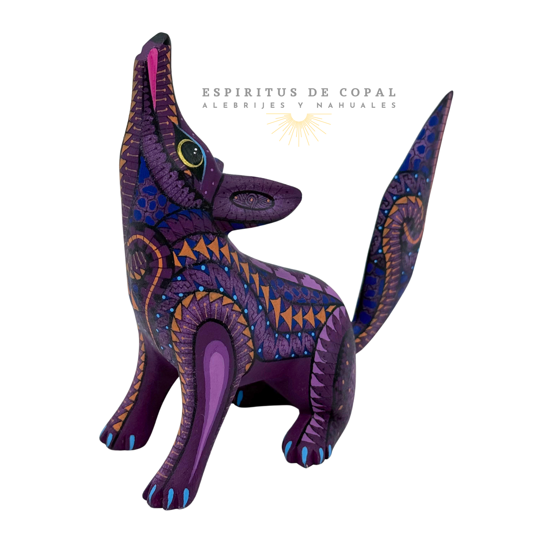 Coyote | Sabiduría y Astucia | Hecho a Mano | Espíritus de Copal | Oaxaca - Image 3